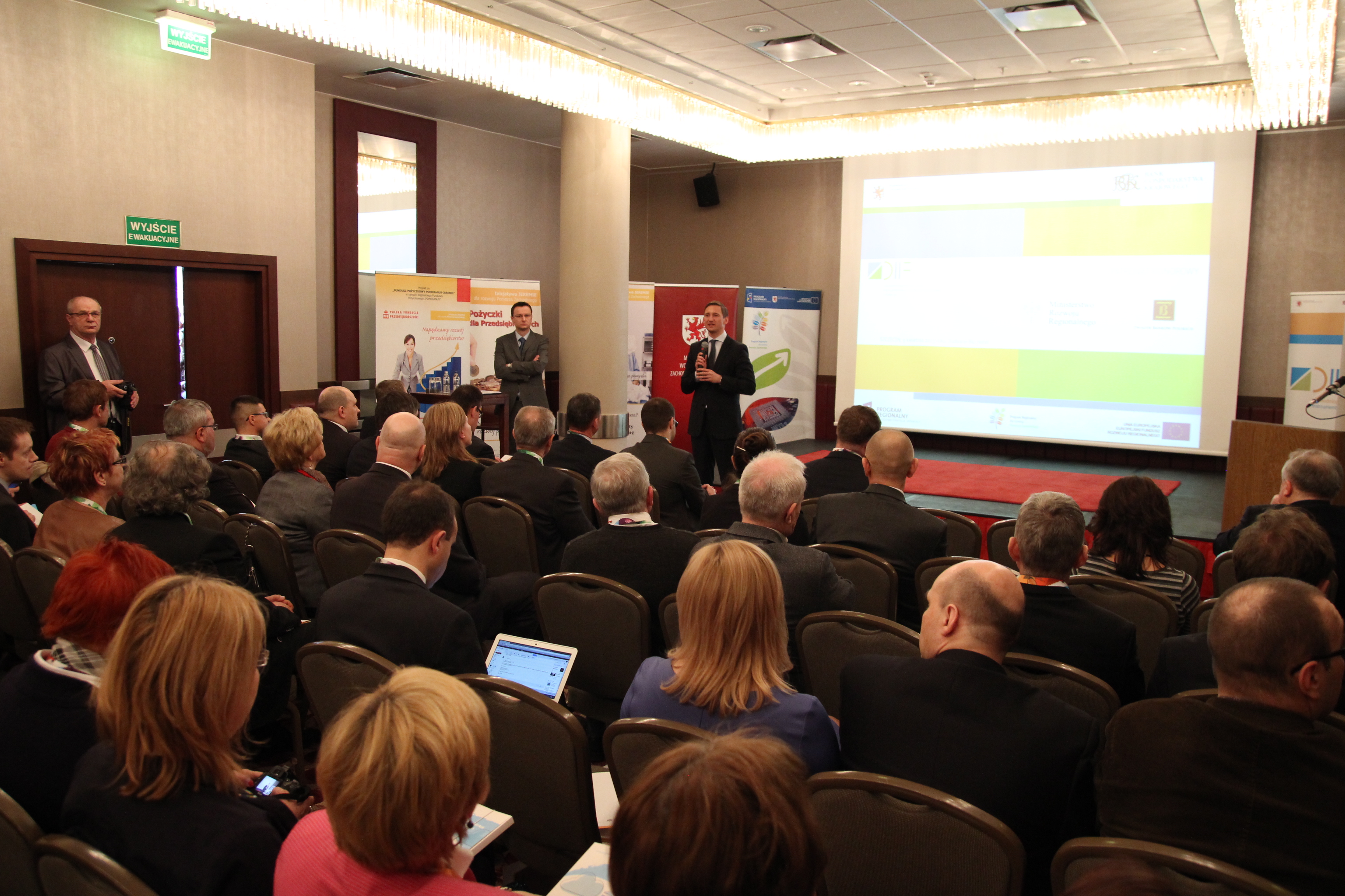 Otwarcie II Zachodniopomorskiego Dnia Instrumentów Inżynierii Finansowej w Szczecinie.