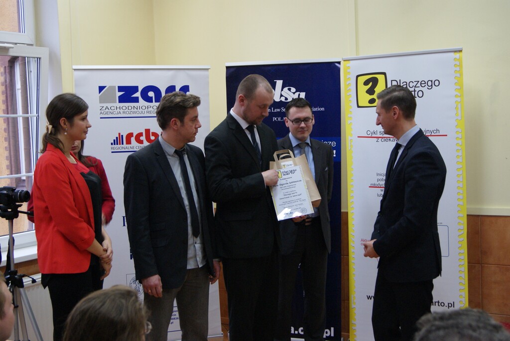 Spotkanie odbyło się na Wydziale Prawa i Administracji Uniwersytetu Szczecińskiego