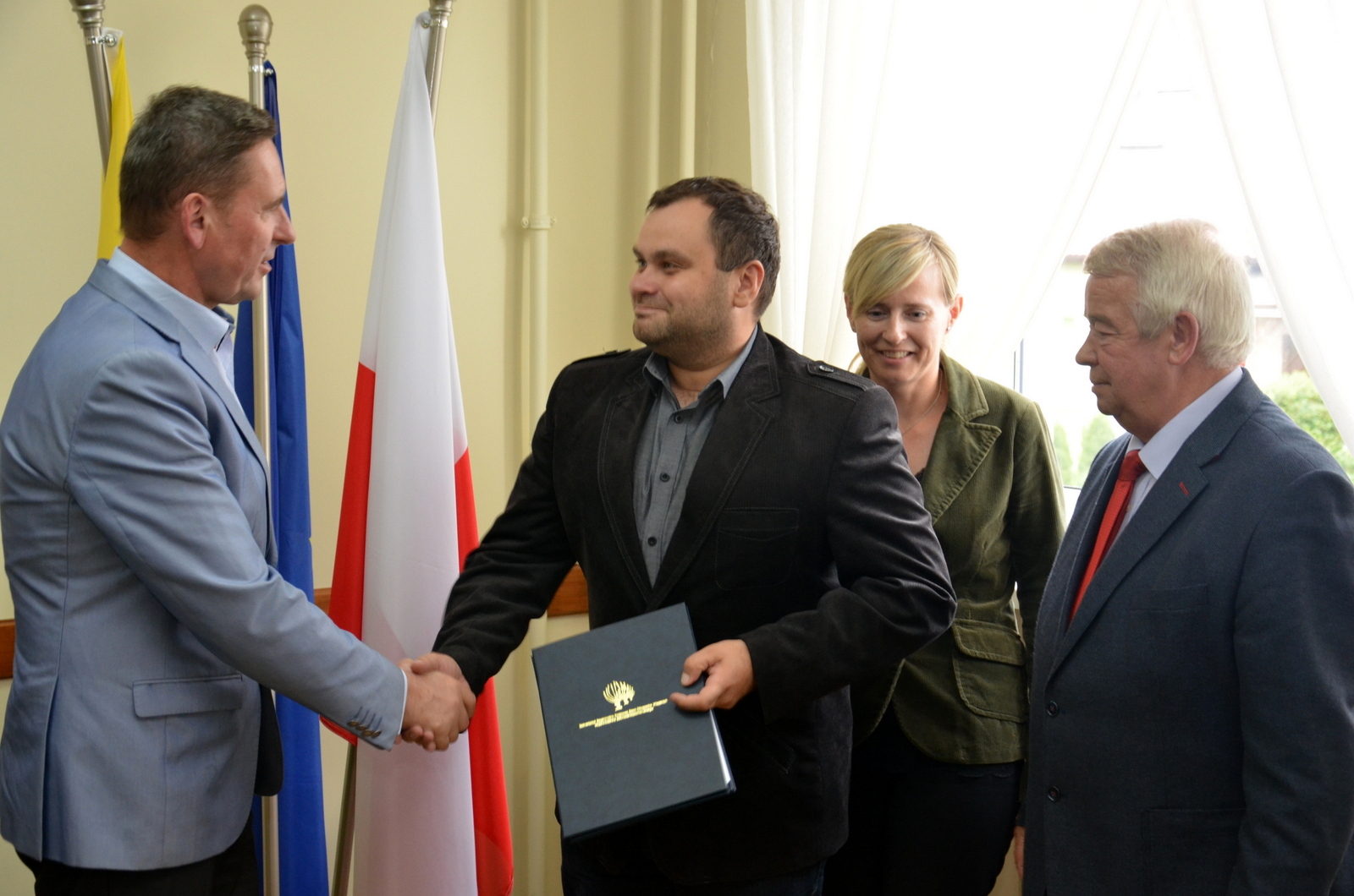 Gmina Malechowo. Wicemarszałek Województwa Zachodniopomorskiego Andrzej Jakubowski życzy powodzenia przy realizacji inwestycji w ramach PROW.