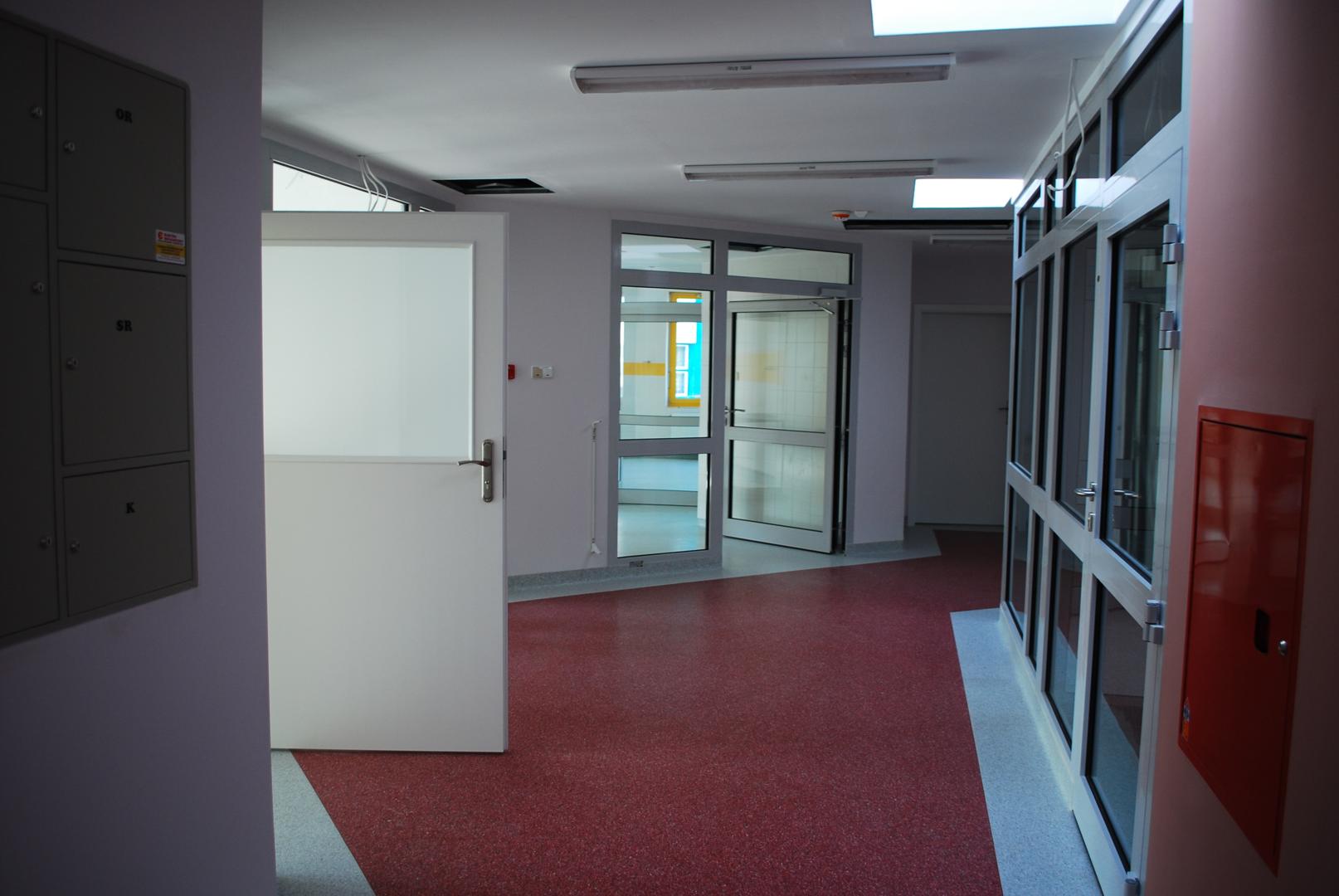 Szpital w Zdrojach. Budynek gdzie będzie znajdować się Ginekologia, Położnictwo, Noworodki już na ukończeniu. Oddanie do użytku zaplanowane jest na grudzień br.