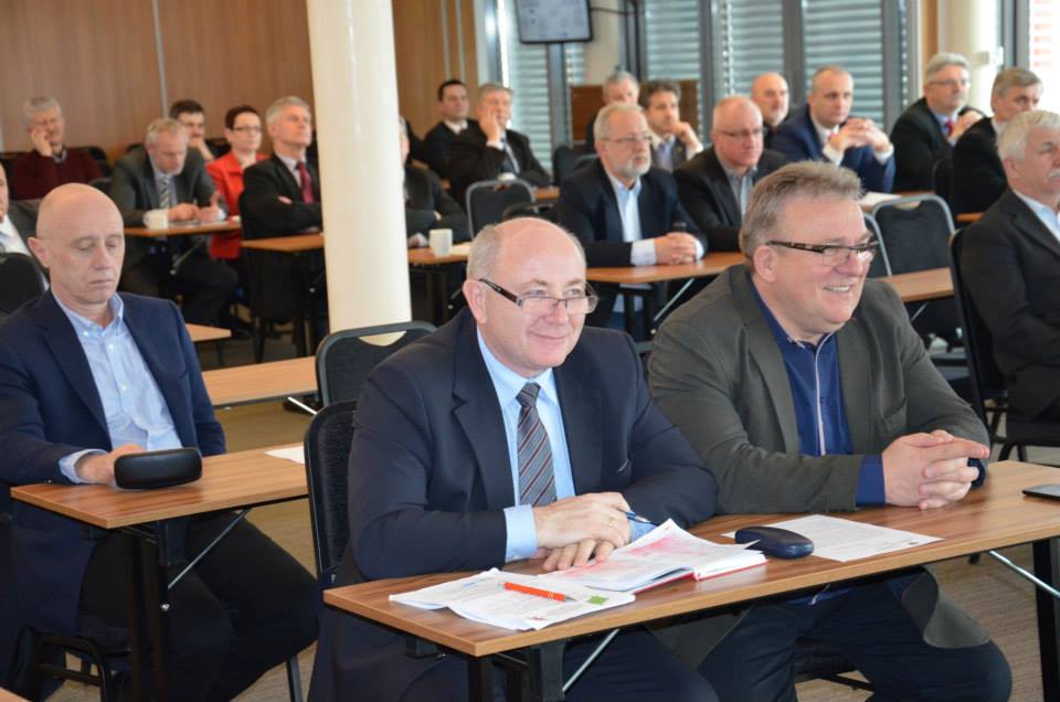 starosta wałecki Bogdan Wankiewicz (z lewej) i prezydent Kołobrzegu Janusz Gromek.