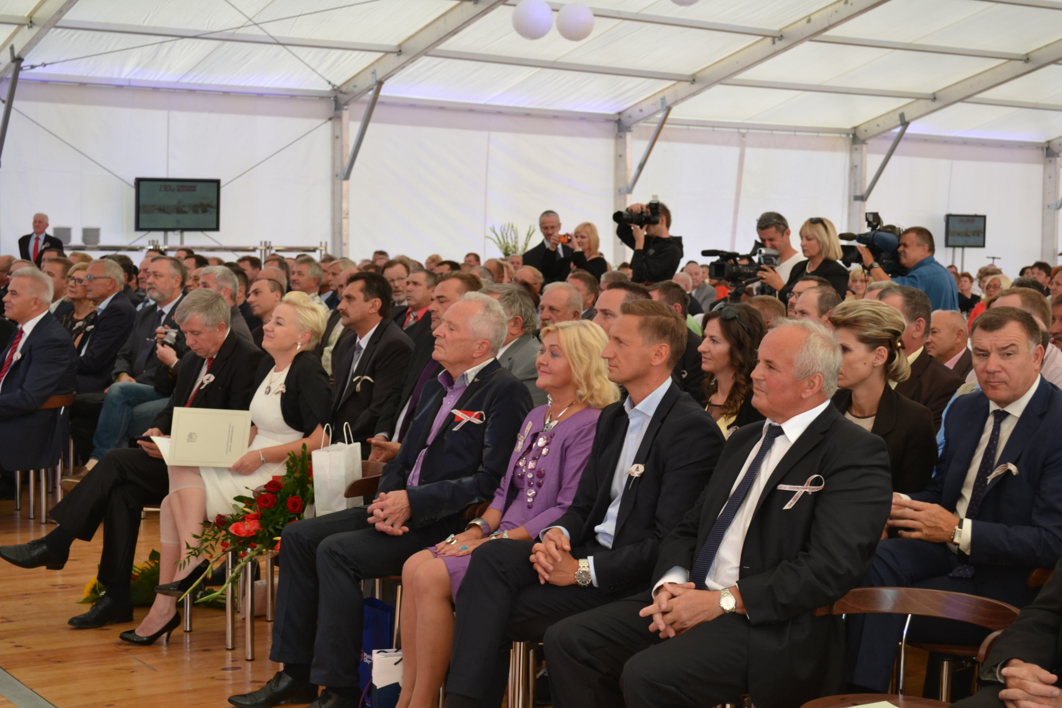 Oprócz marszałka Województwa Zachodniopomorskiego Olgierda Geblewicza w jubileuszu130-lecia Cukrowni Kluczewo uczestniczyli m.in. senator RP Sławomir Preiss i wicewojewoda zachodniopomorski Ryszard Mićko.
