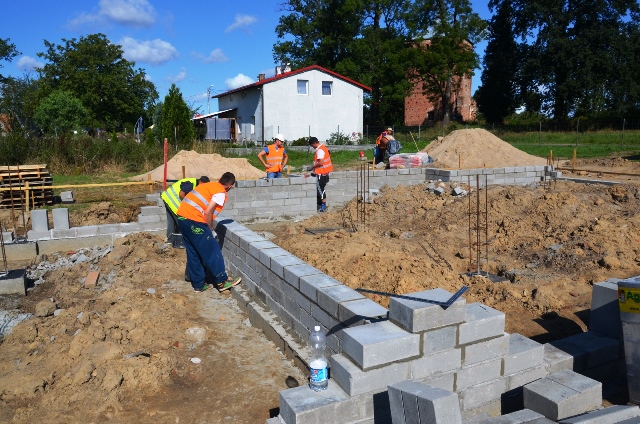 Budowa budynku świetlicy wiejskiej w miejscowości Cieszyn.