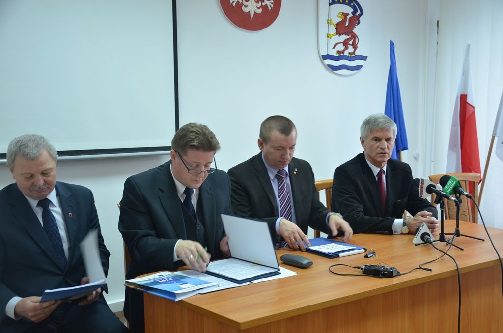 Podpisanie umów w Koszalinie.