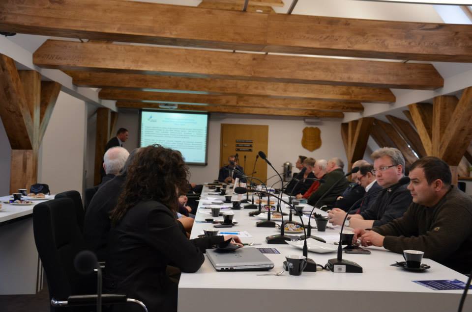 Uczestnicy I białoborskiego Forum Przedsiębiorczości podczas prezentacji projektu RPO.