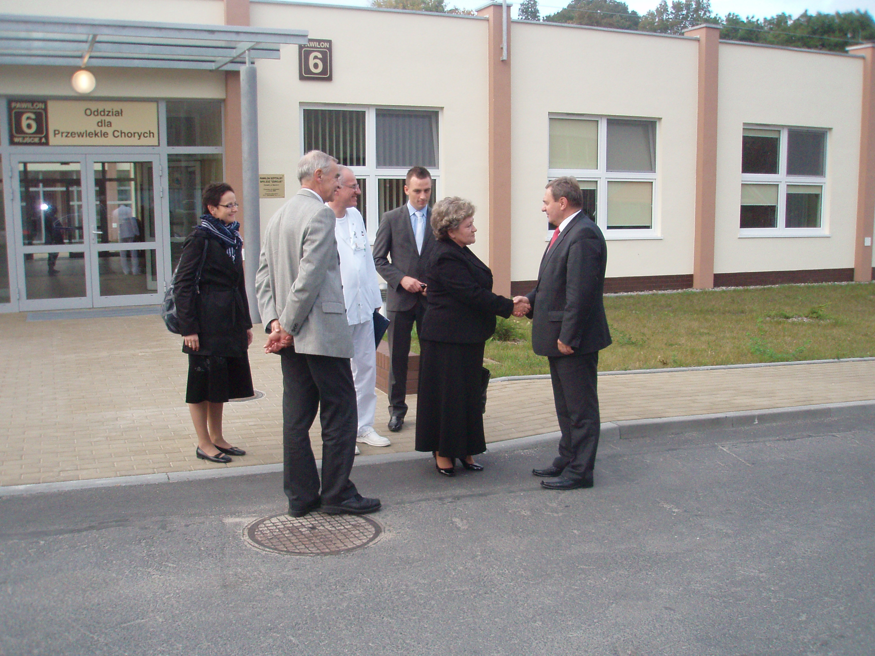 Podziękowanie i pożegnanie po uroczystości