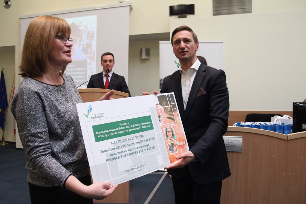 Nagrody wręczył marszałek Olgierd Geblewicz.