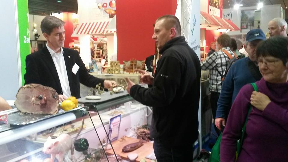 Stoisko Pomorza Zachodniego jest chętnie odwiedzane przez berlińczyków i gości targów.