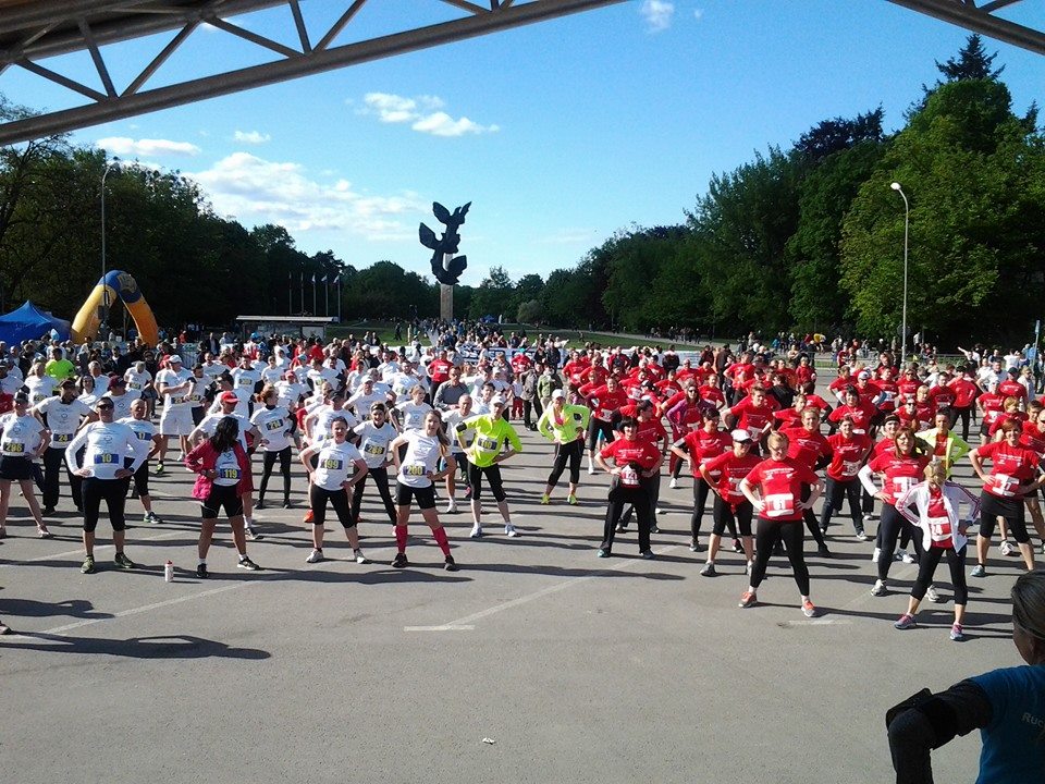 Chętnych do startu w Biegu Konstytucji nie brakowało...