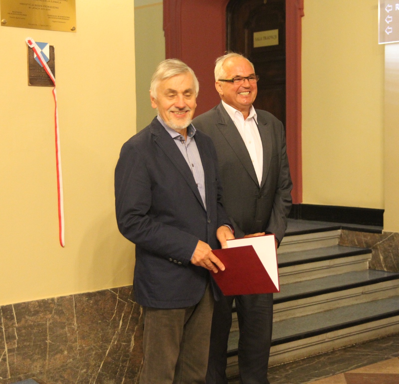 wojewoda Marek Tałasiewicz i wicewojewoda Ryszard Mićko.