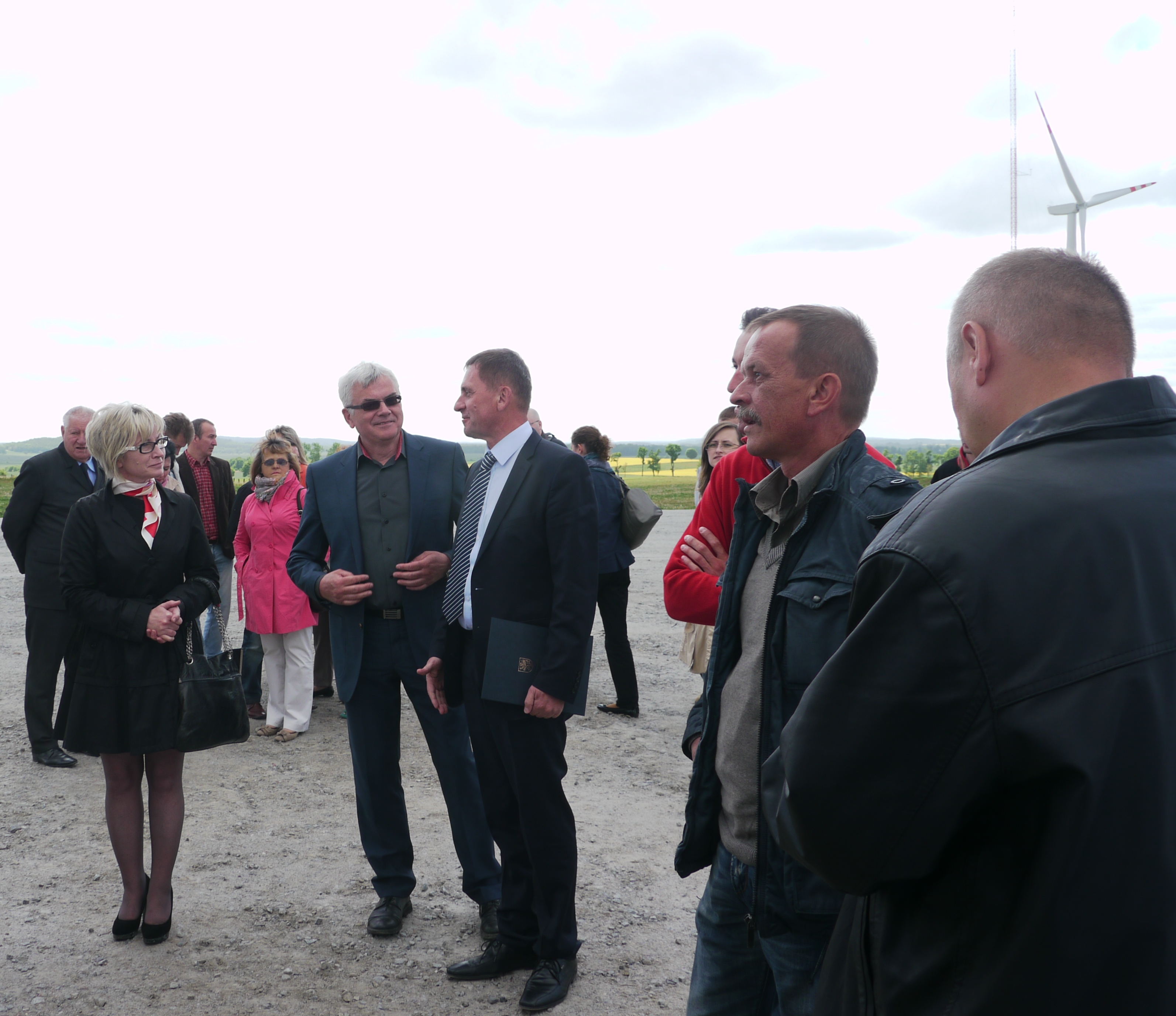 Otwarcie nowe elektrowni wiatrowej odbyło się 23 maja 2013 roku.