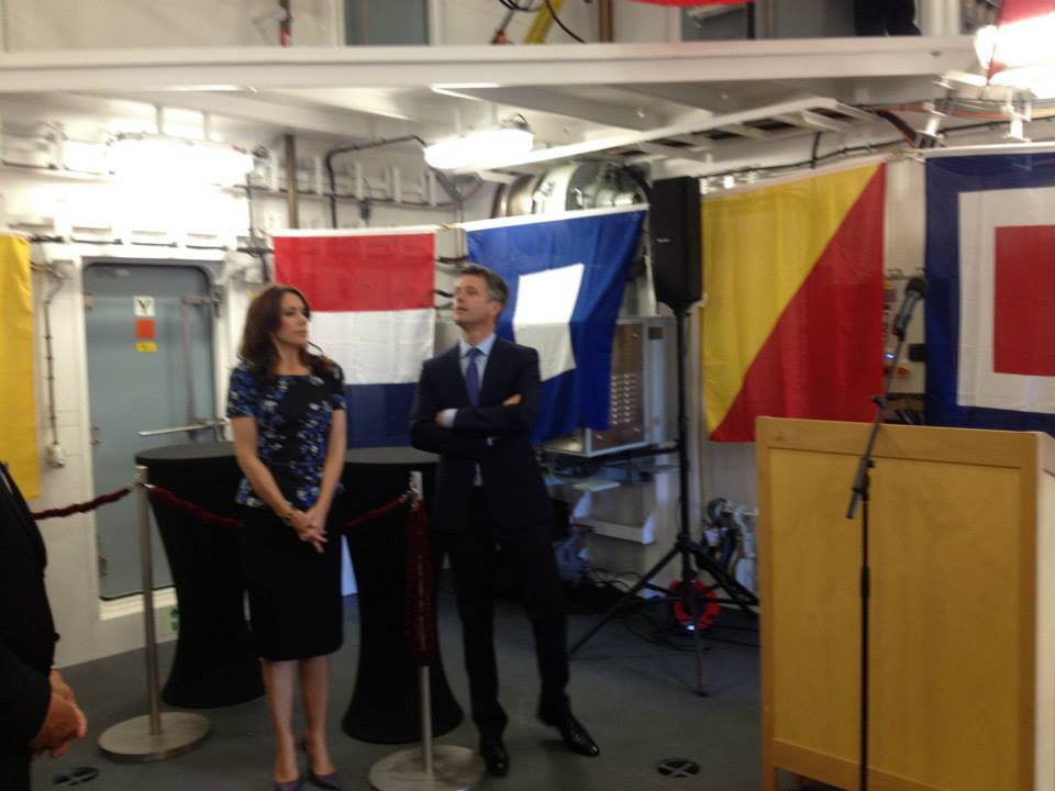 Zaproszonych gości przywitała duńska para książęca.