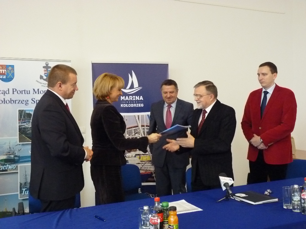 Uroczystość podpisania umowy