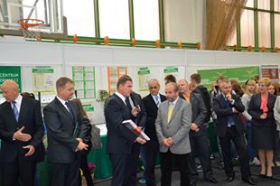 Wicemarszałek Andrzej Jakubowski podczas otwarcia targów