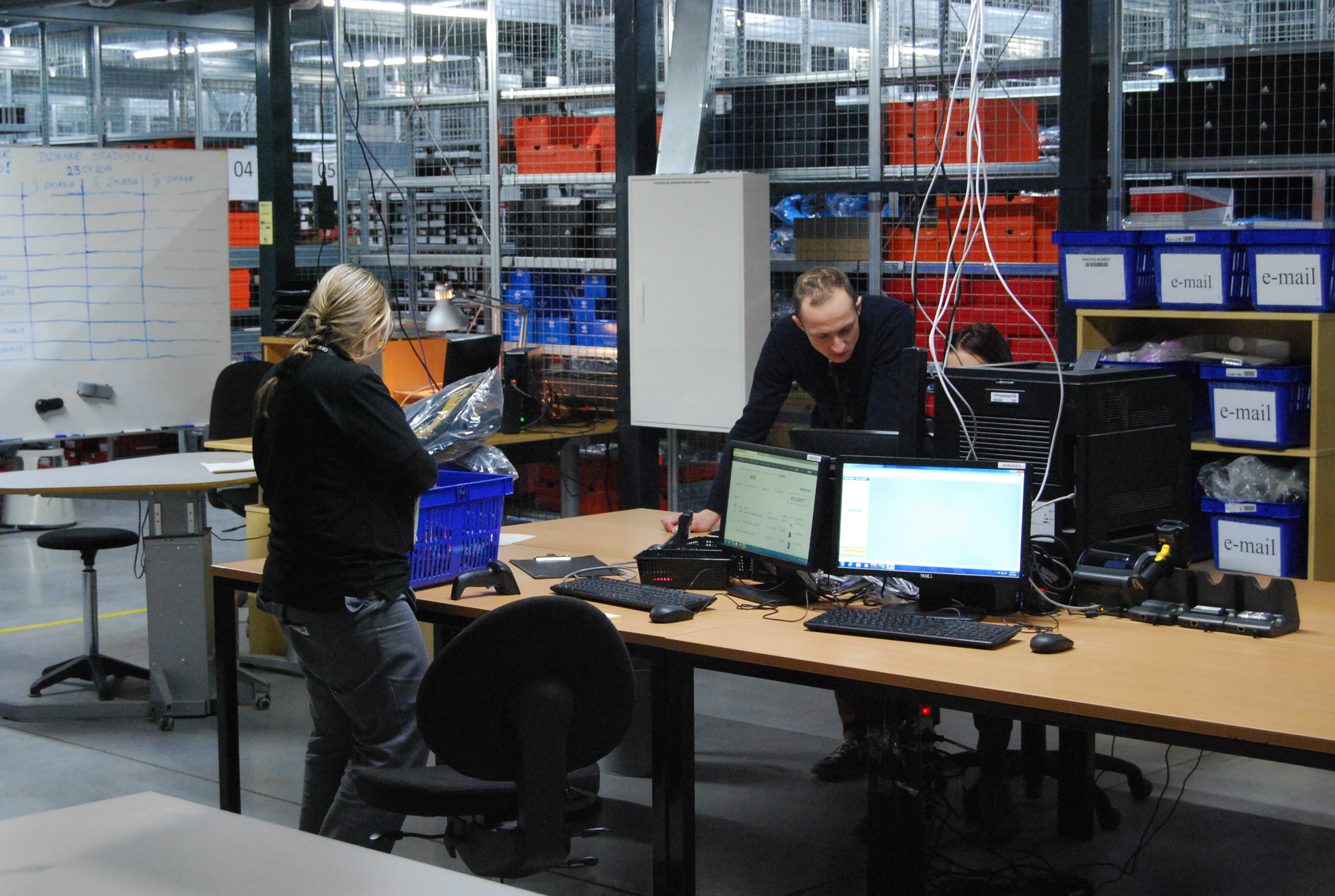 Część magazynowa centrum (fot. Paweł Palica)