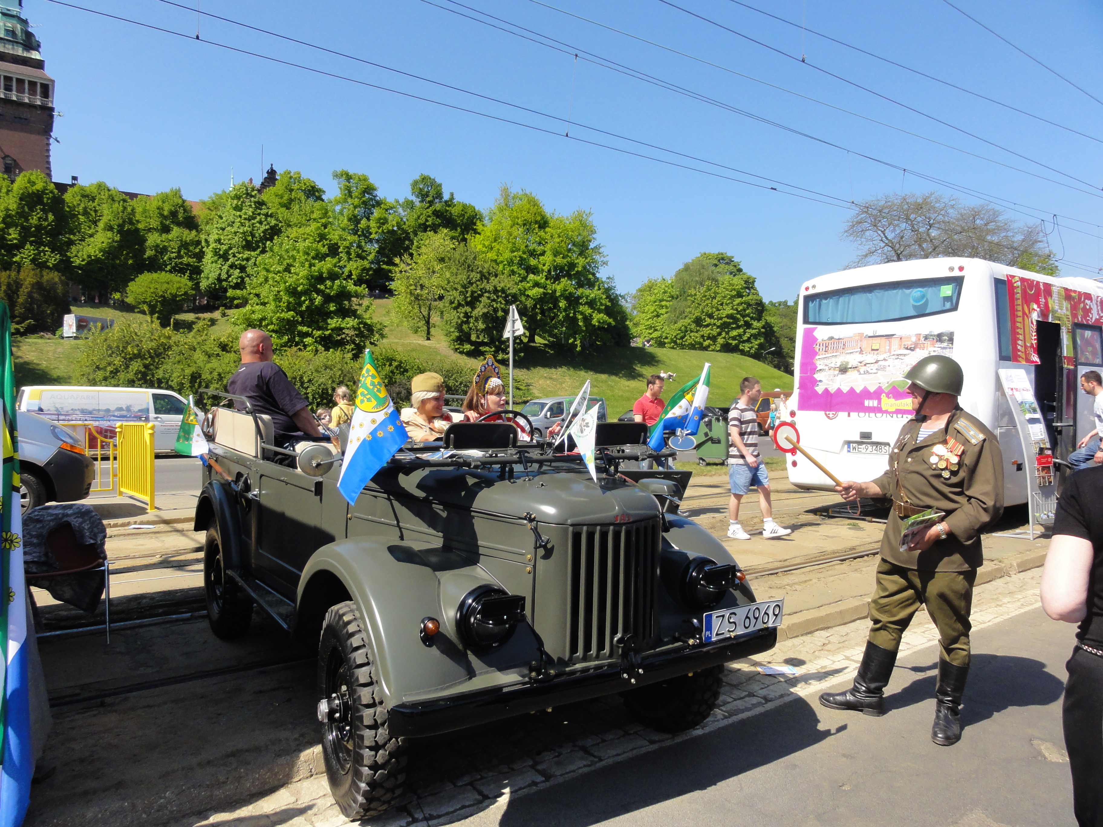 Atrakcje podczas 'Pikniku nad Odrą'.
