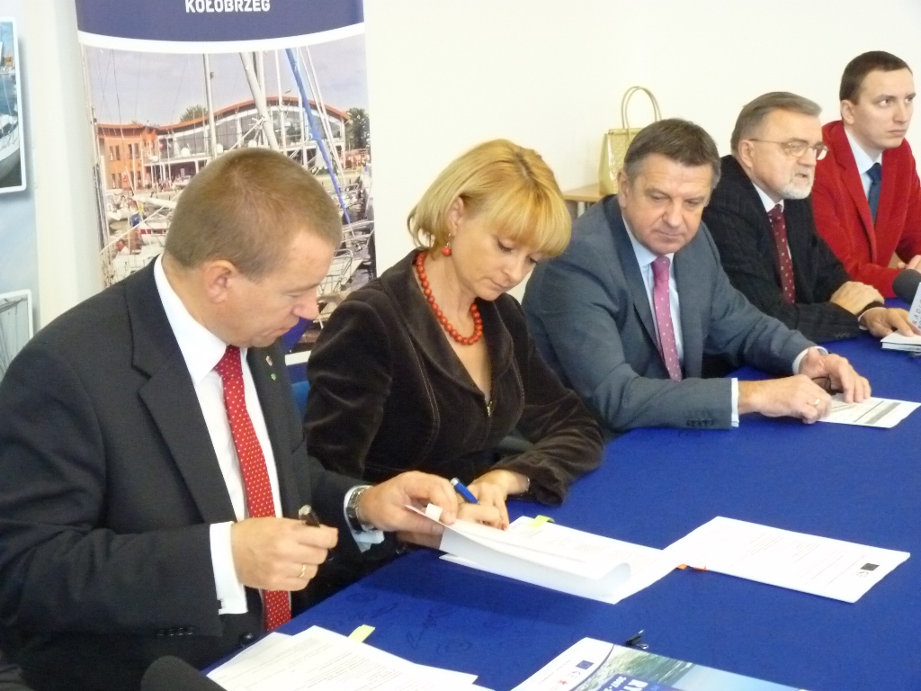 Uroczystość podpisania umowy
