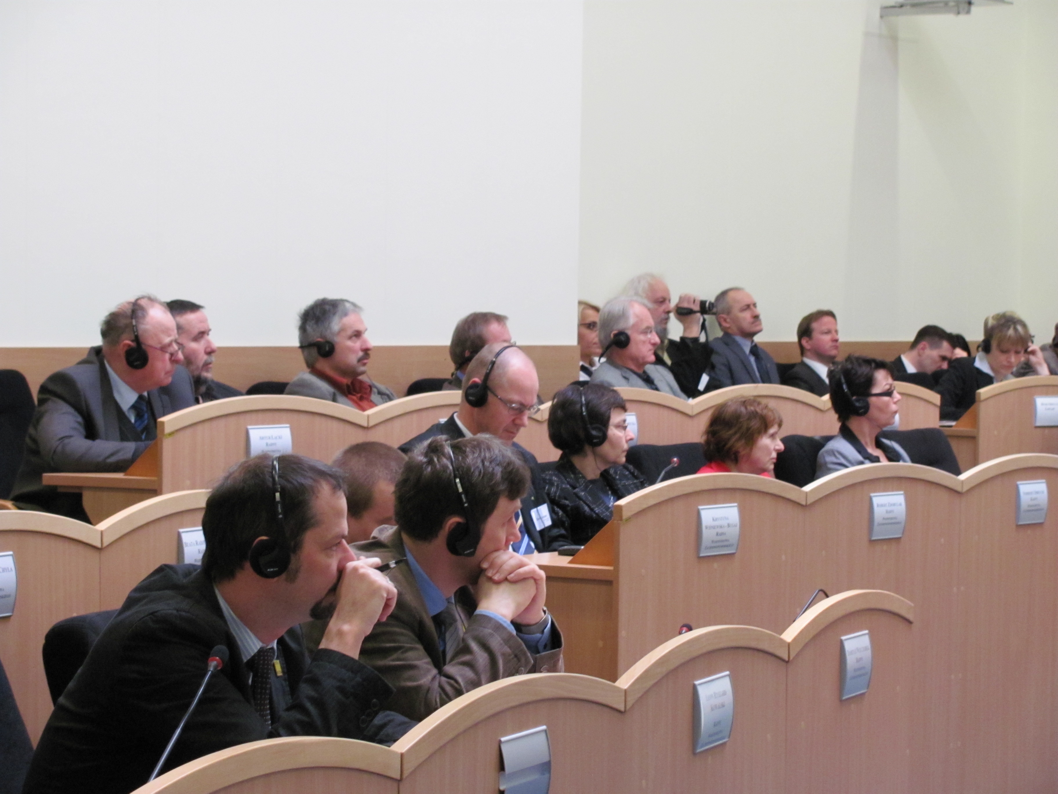 Uczestnicy międzynarodowej konferencji środowisk rolniczych pn. 'Perspektywy rozwoju Wspólnej Polityki Rolnej po 2013 r.'