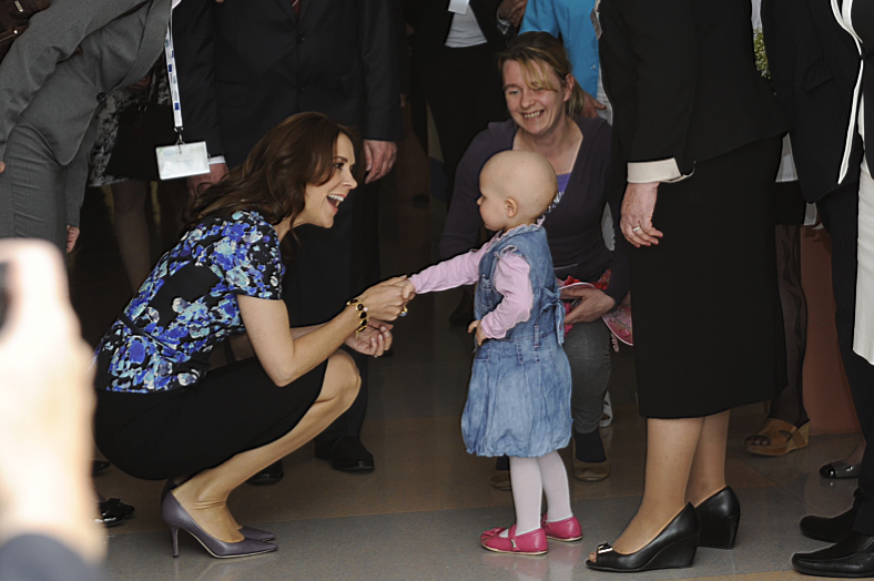 Jej Królewska Wysokość Księżna Maria Elżbieta z wizytą w szpitalu przy ulicy Unii Lubelskiej w Szczecinie.