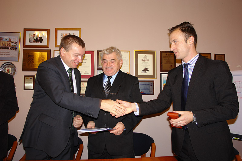 Podpisanie umowy w Darłowie