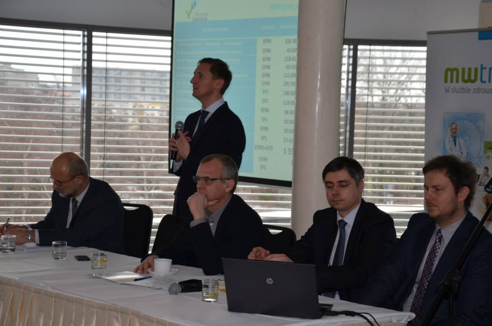 Gospodarzem spotkania z samorządowcami w Kołobrzegu był marszałek Województwa Zachodniopomorskiego Olgierd Geblewicz.