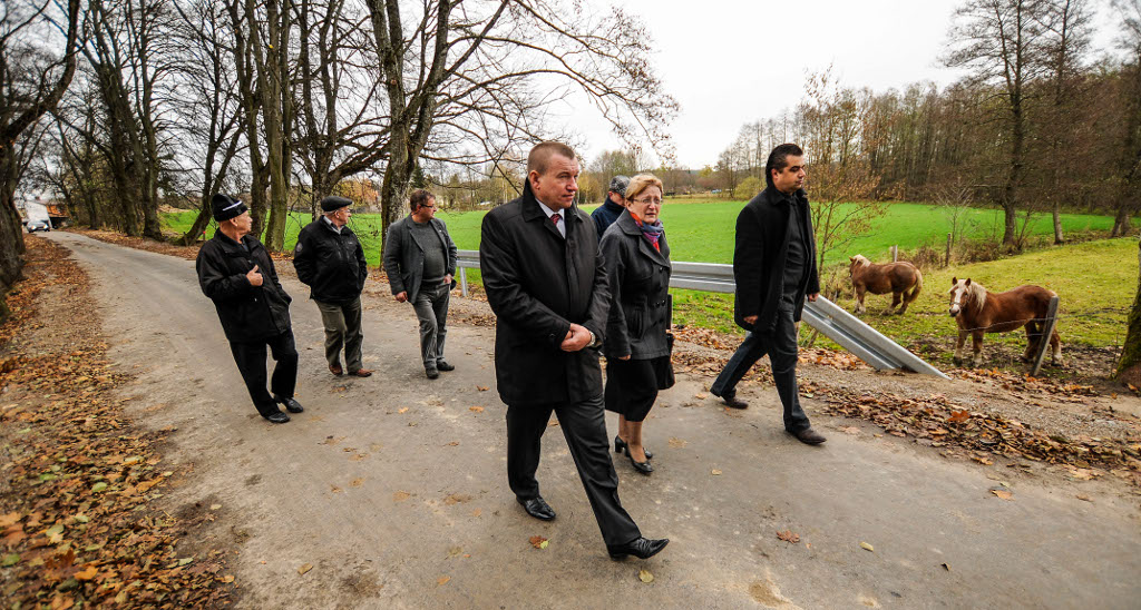 Otwarcie drogi w Ogartowie (gm. Połczyn Zdrój)