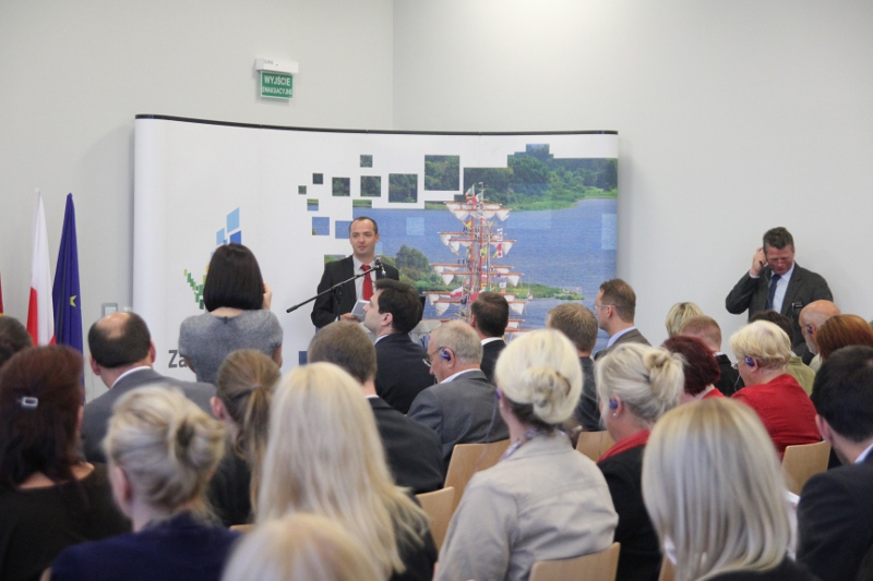 Rafał Baliński przedstawił program INTERREG w polskiej optyce.