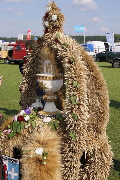 Zwycięski wieniec z województwa zachodniopomorskiego, który zdobył II miejsce