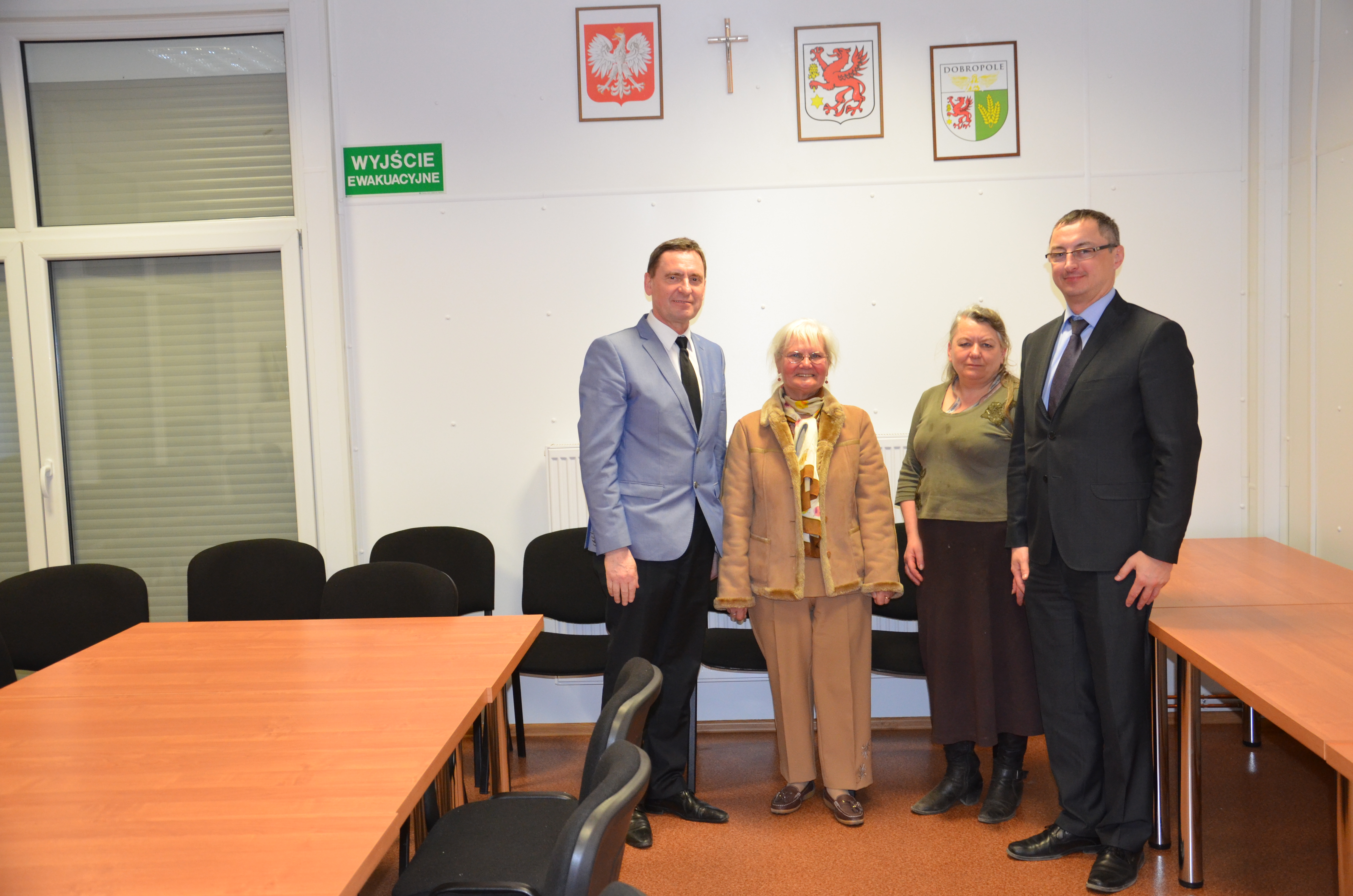 Wicemarszałek Województwa Zachodniopomorskiego Andrzej Jakubowski z wizytą w Dobropolu w Gminie Wolin.