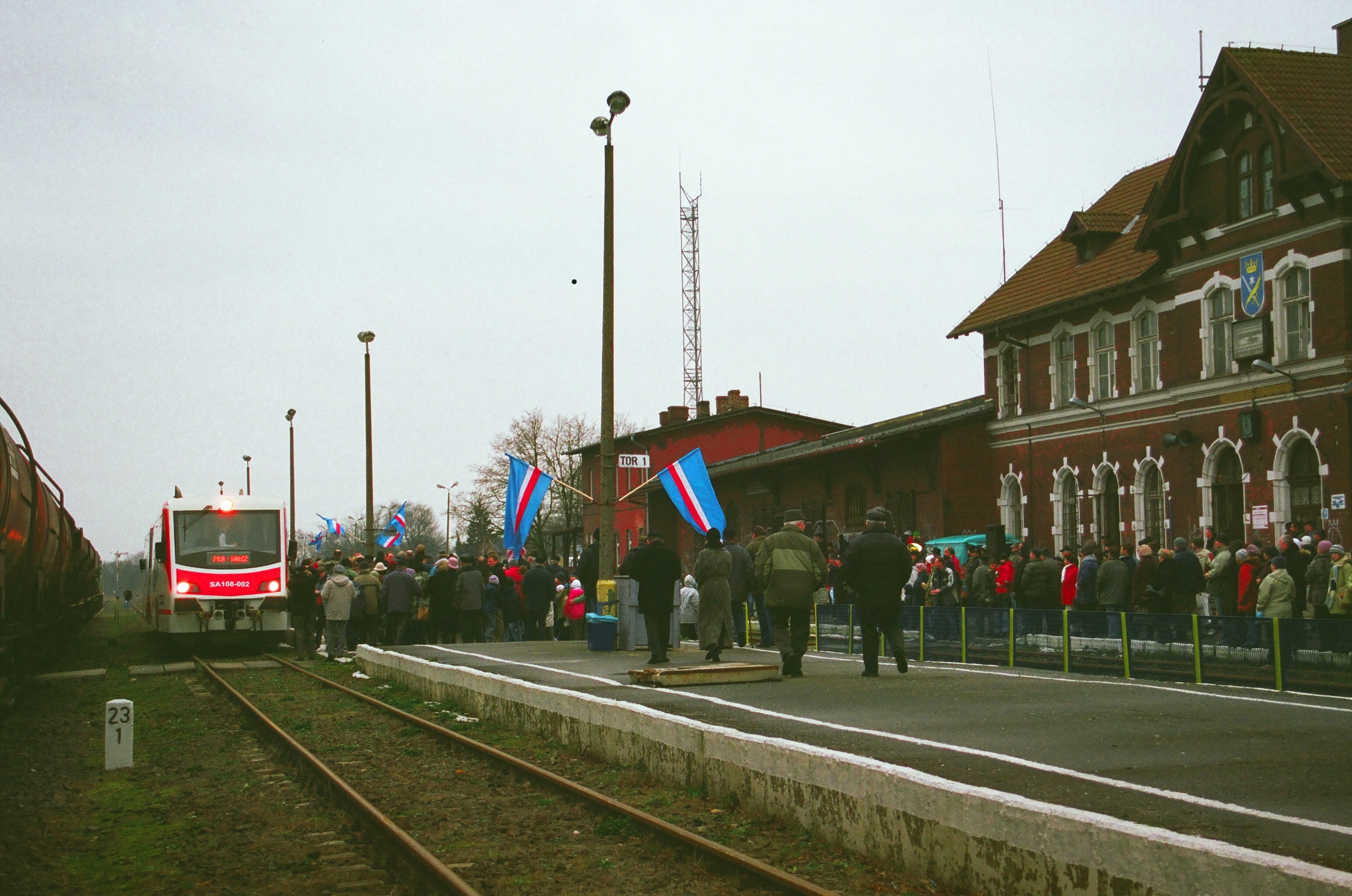 Otwarcie linii Piła - Wałcz - Piła w styczniu 2007 r.