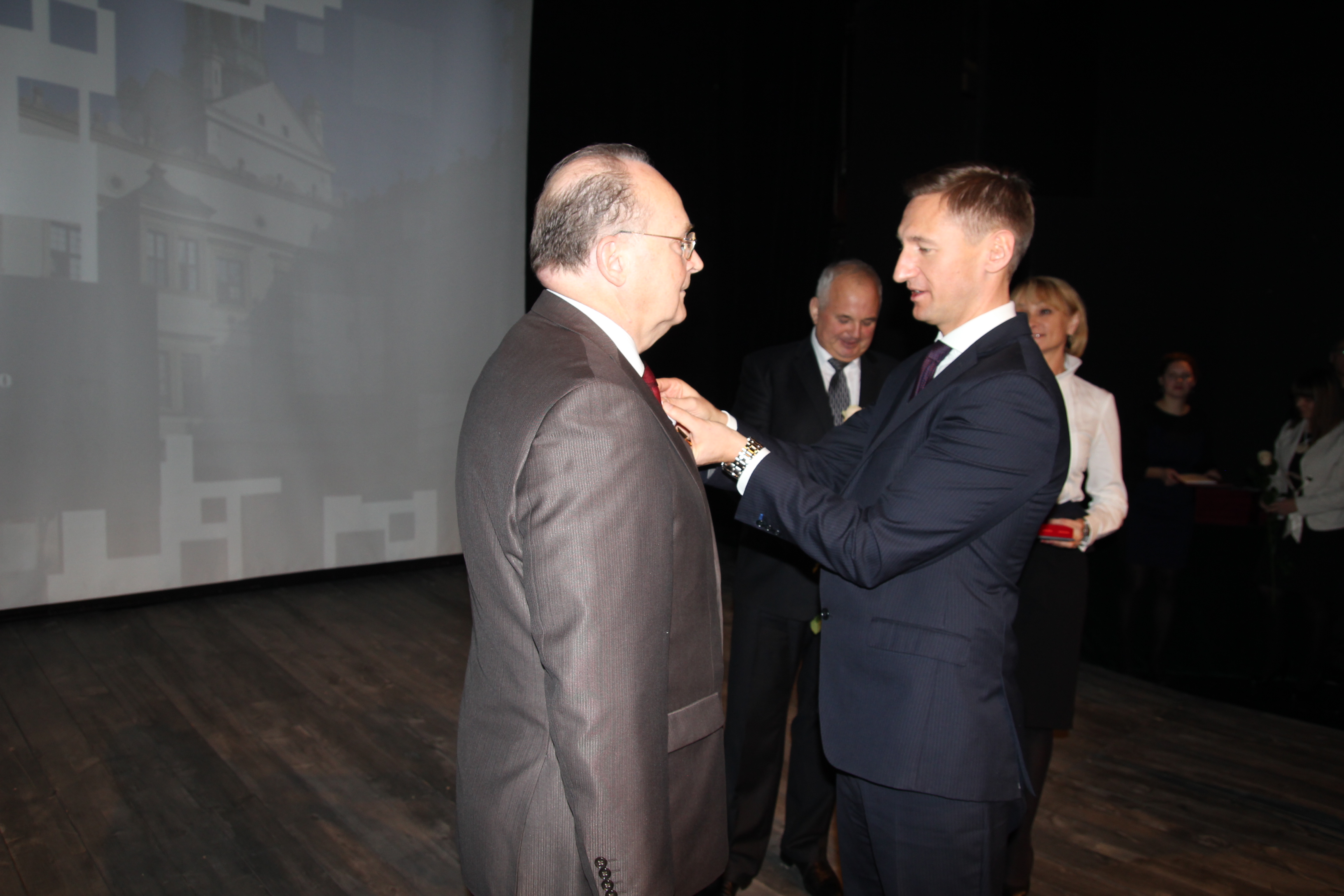 Złotą Odznaką Gryfa Zachodniopomorskiego został odznaczony przez Marszałka Olgierda Geblewicza - Pan Antoni Bernatowicz