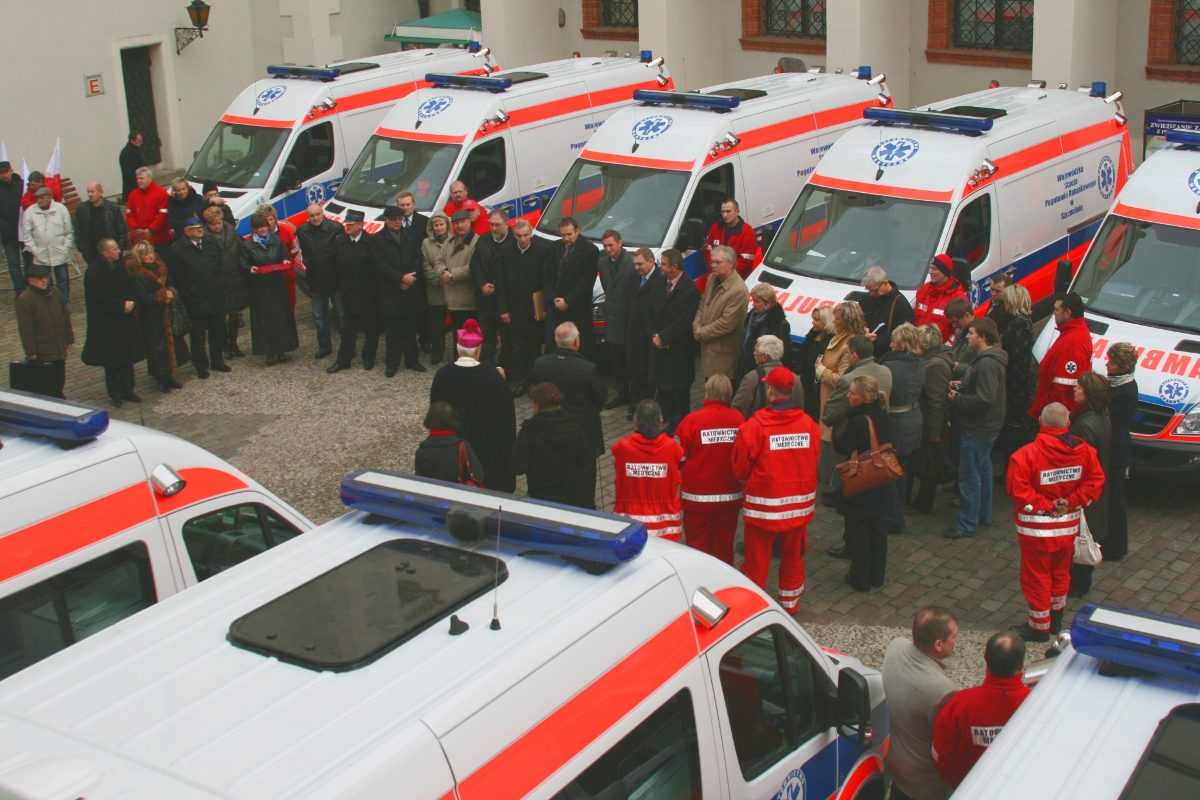 Imponująco prezentował się w środowe południe dziedziniec Zamku Książąt Pomorskich w Szczecinie...