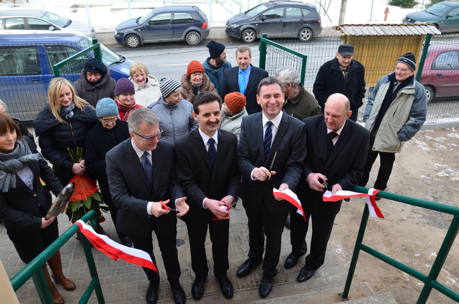 Otwarcie wyremontowanego budynku.