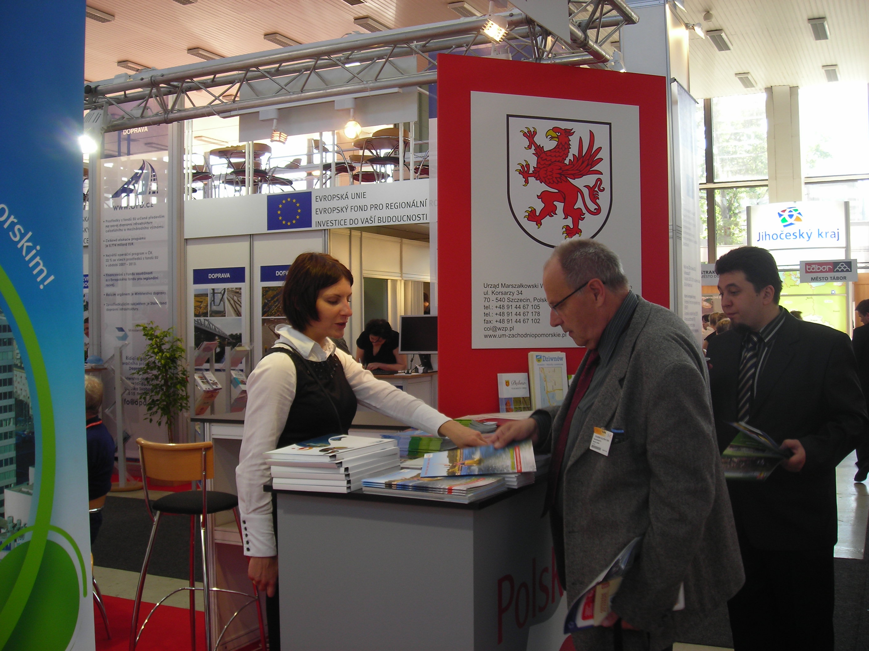 Stoisko województwa zachodniopomorskiego