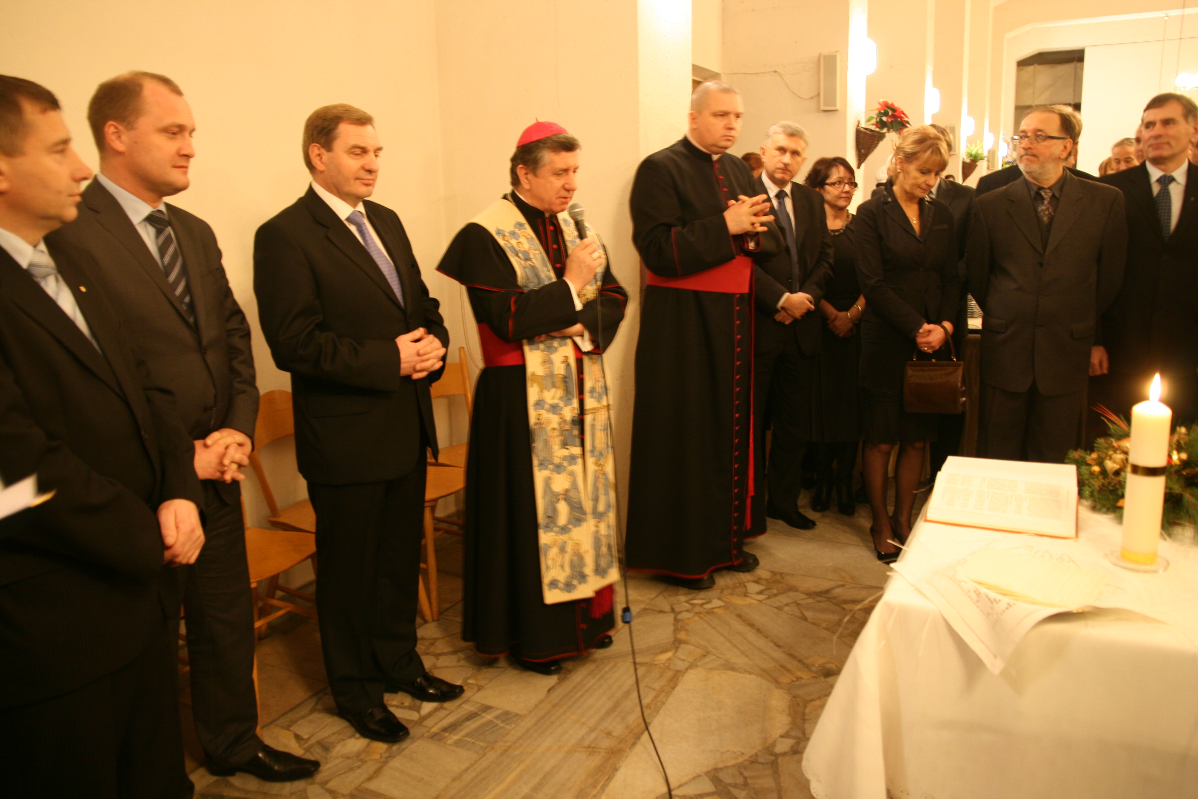 Życzenia do obecnych na spotkaniu, a za ich pośrednictwem do wszystkich mieszkańców Zachodniopomorskiego składa ks. abp. Andrzej Dzięga.