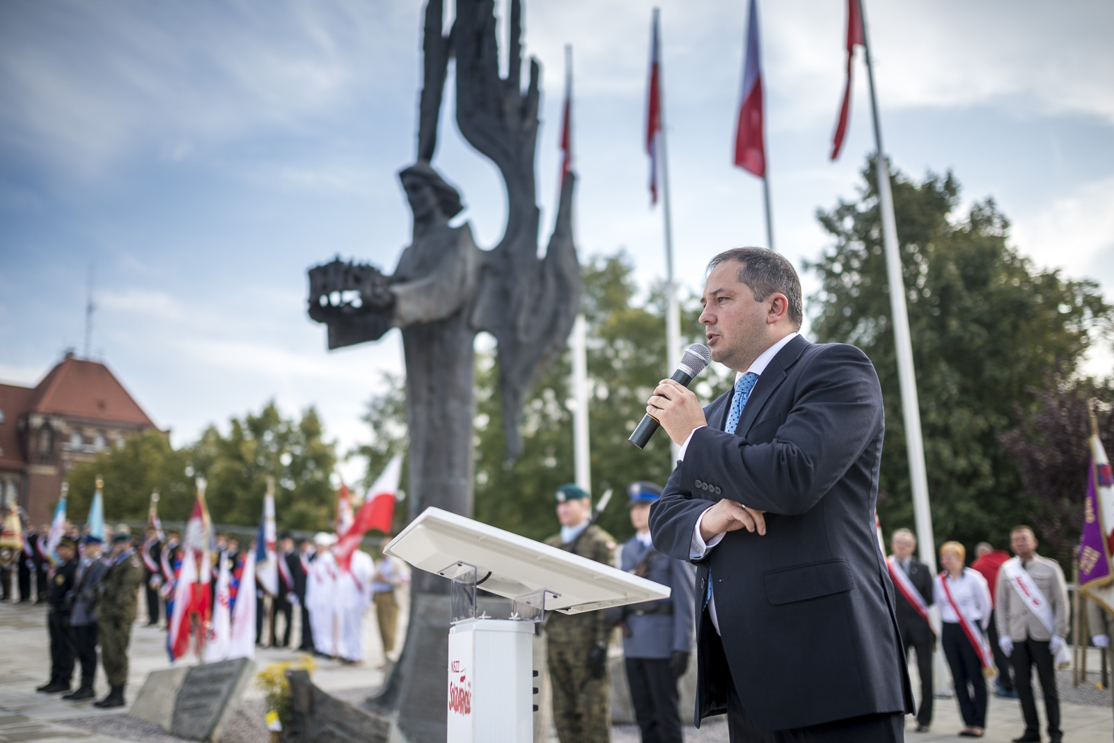 W uroczystościach wziął udział wicemarszałek Województwa Zachodniopomorskiego Wojciech Drożdż. fot. Marek Kowalczyk