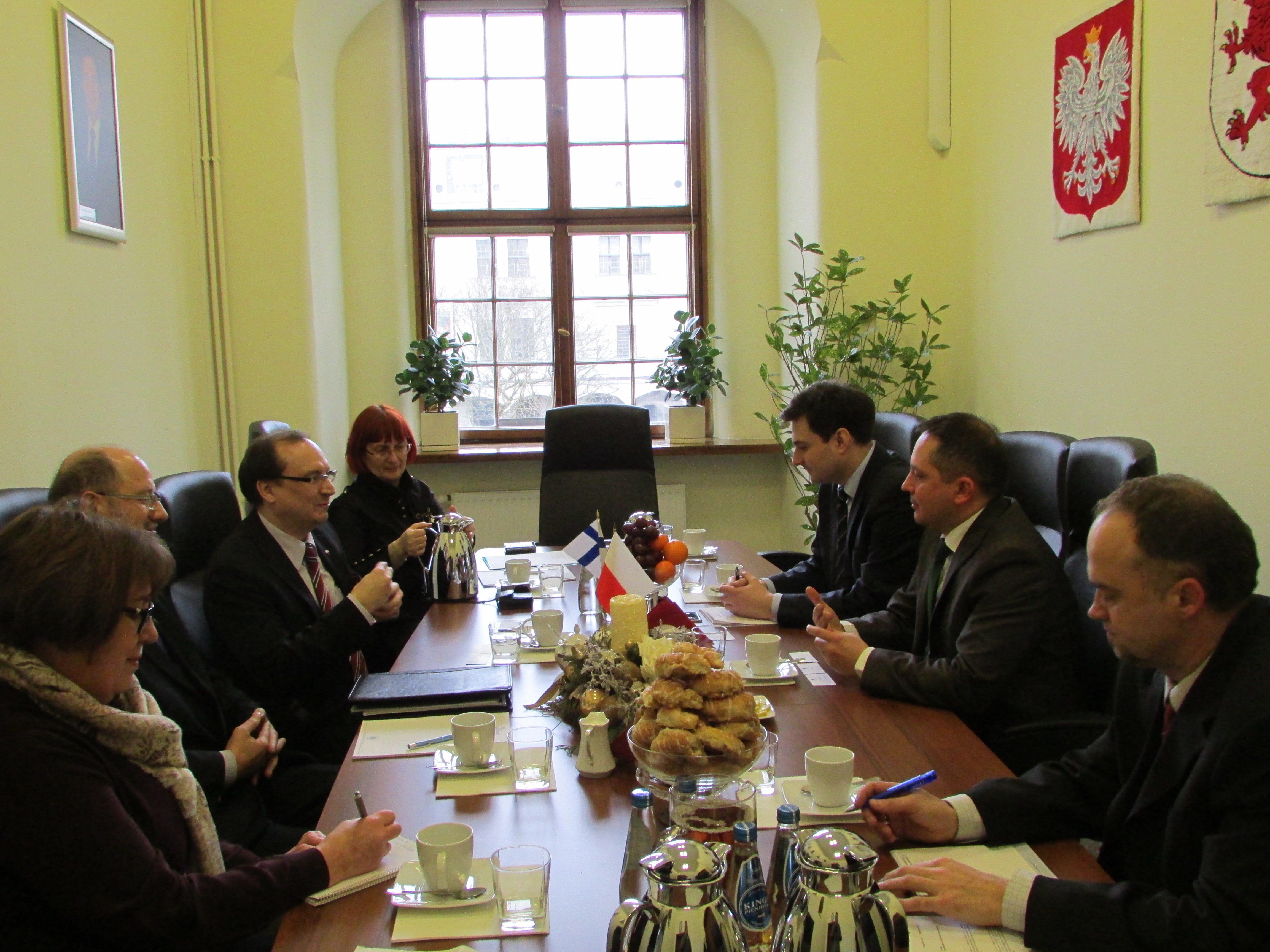 Wizyta Ambasadora Finlandii w Urzędzie Marszałkowskim...