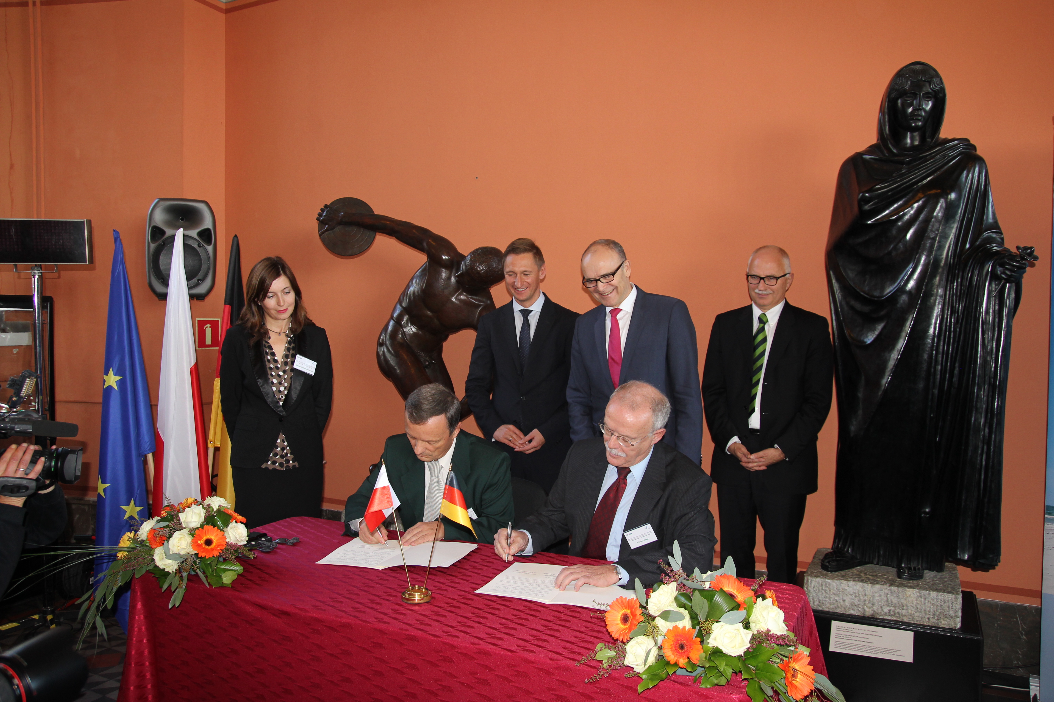 Podpisanie listu intencyjnego o utworzeniu Akademii Prawa Niemieckiego w Szczecinie przez Uniwersytety w Szczecinie i Greifswaldzie