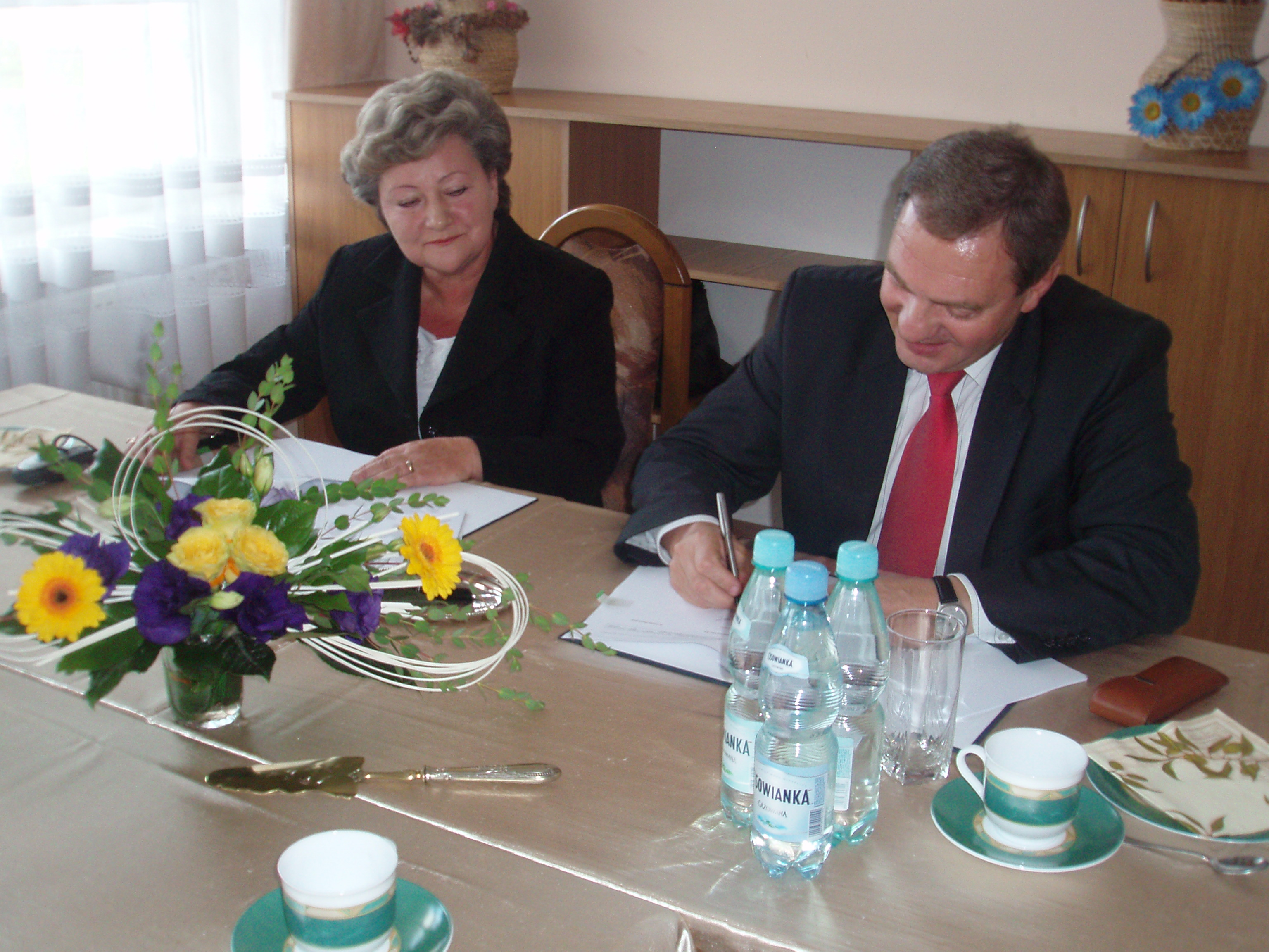 Podpisanie umowy na dofinansowanie