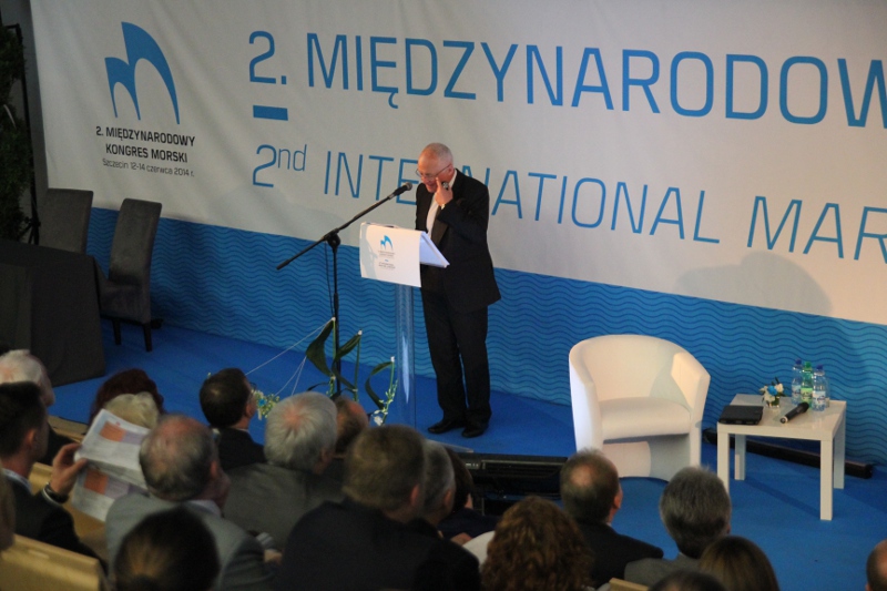 Bezpieczeństwo energetyczne było tematem wykładu Jana Krzysztofa Bieleckiego, który otworzy drugi dzień obrad Kongresu Morskiego.
