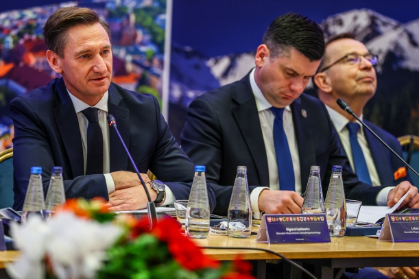 Olgierd Geblewicz (z lewej)