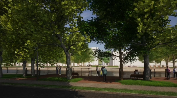 Wizualizacja zmian nabrzeży nad Parsętą w Kołobrzegu - fot. Urząd Miejskiw Kołobrzegu 