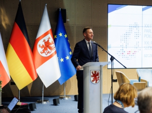 Marszałek Olgierd Geblewicz podczas Forum Parlamentów Regionalnych Południowego Bałtyku