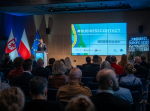 Olgierd Geblewicz podczas BusinessContact