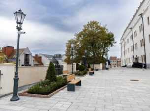 tarasy po zakończeniu I etapu inwestycji