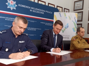 Szymon Sędzik, Olgierd Geblewicz i Mirosław Pender