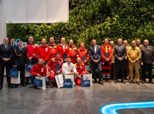 Służby ratunkowe i ochotnicy, którzy brali udział w akcji powodziowej