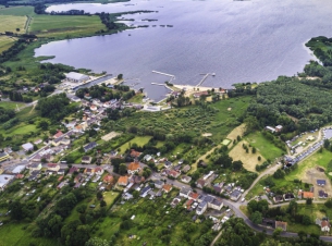 Stepnica widziana z lotu ptaka.