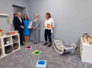 jedno z pomieszczeń klubu w Karlinie 